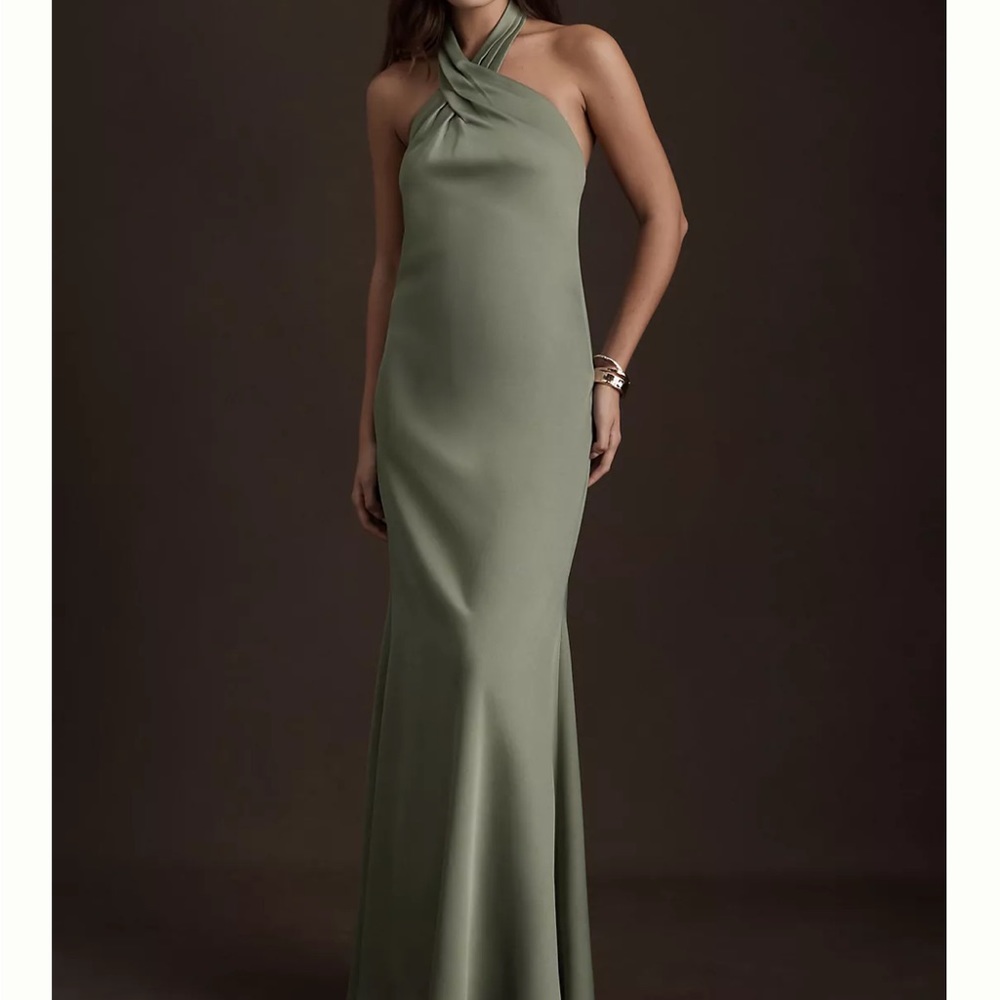 BHLDN bridesmaids dress!!! Ruby style, size 2, color Moss